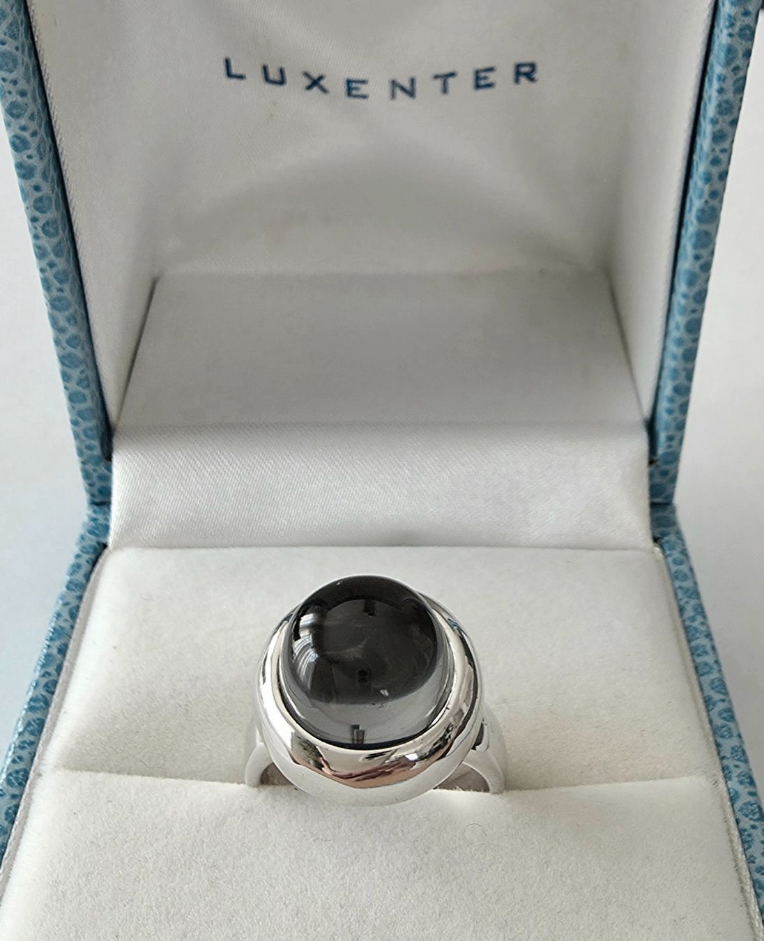 Ringe: Schlichtes Design Silberring 925 mit Bergkristall-Cabochon – Neu und originalverpackt aus Uetikon am See von Coralreef 3