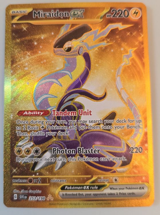 Carte Pokémon Miraidon EX 253/198 (Neu (gemäss Beschreibung)) in ...