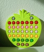 Apfel Pop It, sensorisches Spielzeug für Kinder, Grosse