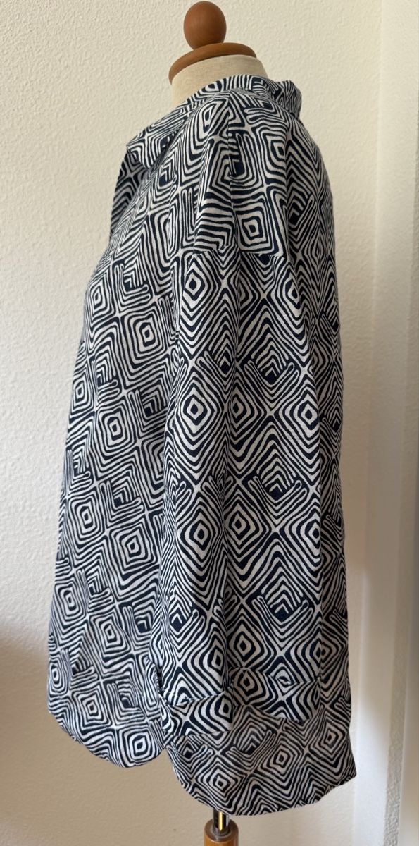 Manor Camicette: Chemise ample en lin MANOR  taille 36 imprimé  – Nuovo (secondo la descrizione) da Morges venduto da sandy069 2