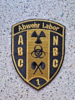 *** Badge Abwehr Labor ABC NBC 1 ohne klett ***