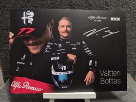 Original Signiert vom Valtteri Bottas Alfa Romeo F1 Team
