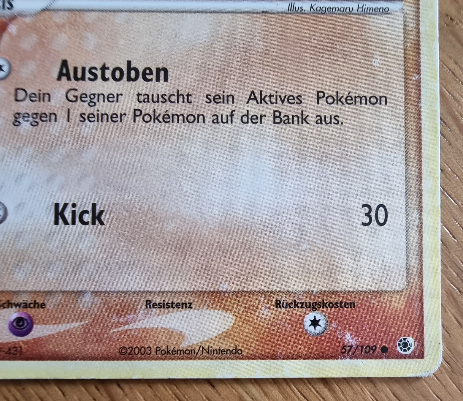 Pokémon Carte collezionabili: Pokémon Makuhita 2003 DE 57/109 – Usato da Roggwil BE venduto da S_Cards 1