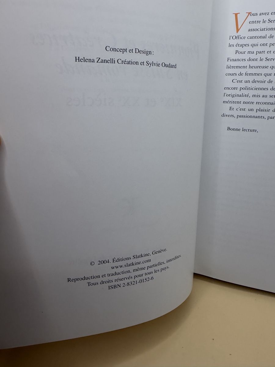 Bücher: Pionnières Créatrices Suisse romande XIX XX – Gebraucht aus Genève von sho_67qj 4