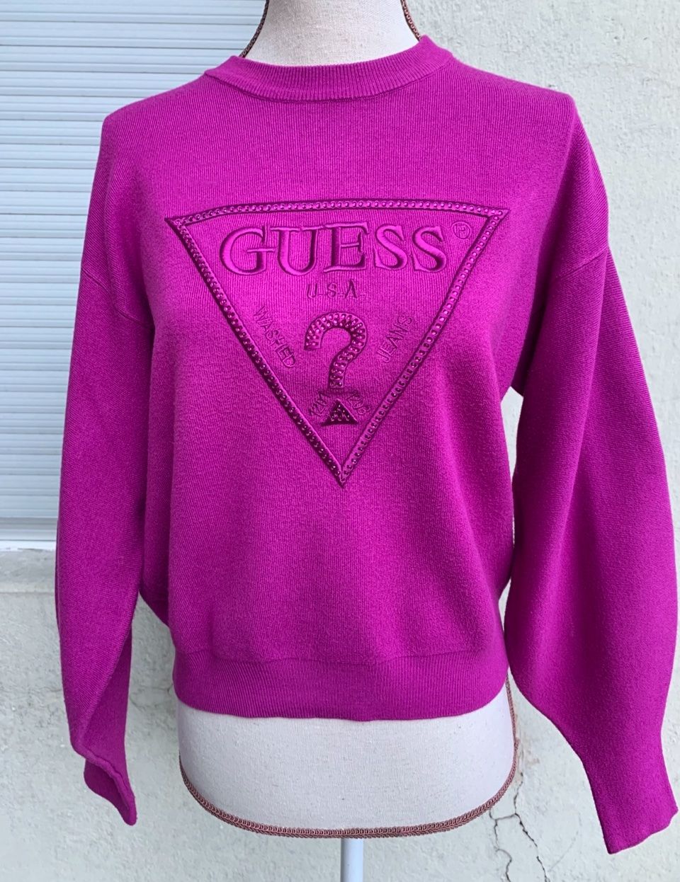 Guess Pullover & Sweatshirts: Superbe pull GUESS 77%viscose manches larges t.38 – Neu (gemäss Beschreibung) aus Martigny von only__you