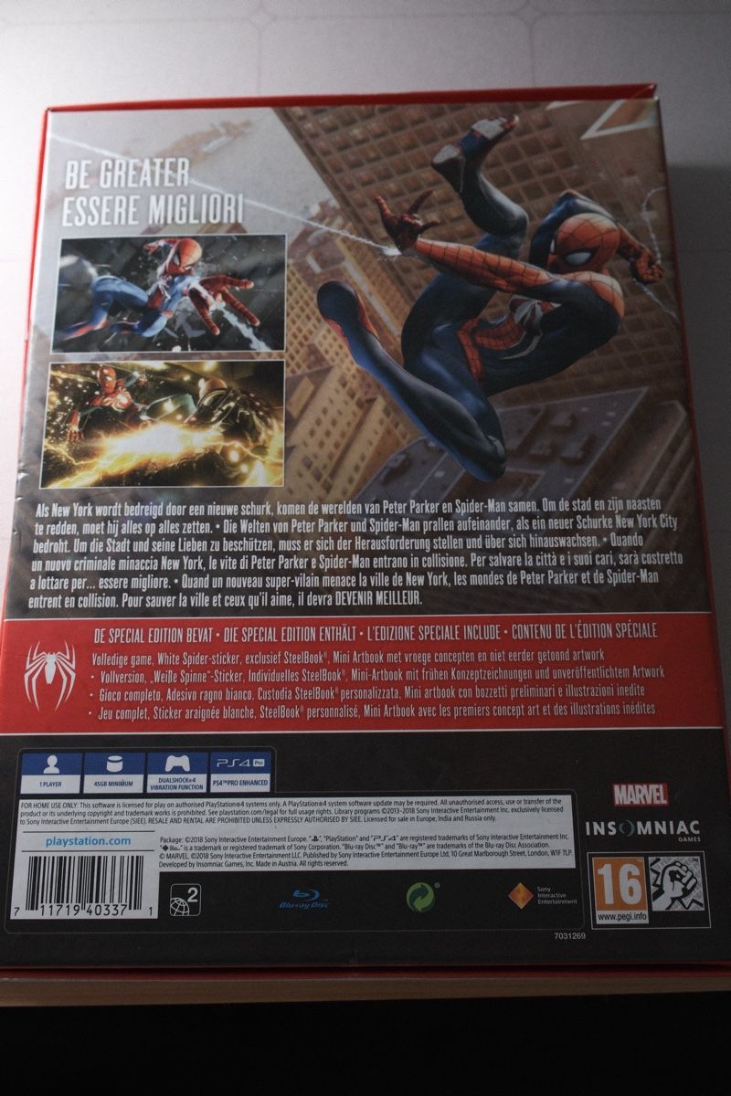 Sony Giochi: Spider-Man PS4 Special Edition - sealed Game – Nuovo e nell'imballaggio originale da Ausserberg venduto da molvin95 3