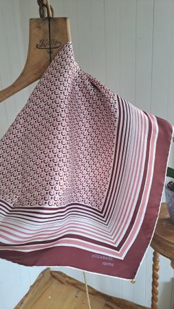 ELIZABETH ROMA  Foulard y2k VtG Carré Seidentuch Seide 
