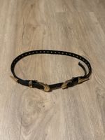 The Kooples Ledergürtel, schwarz, Grösse 80, neuwertig!