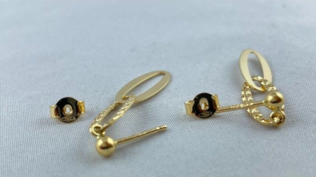 Orecchini pendenti & Orecchini a lobo: Ohrstecker in 18 Karat Gold – Nuovo (secondo la descrizione) da Schlieren venduto da ela_x7qh 4
