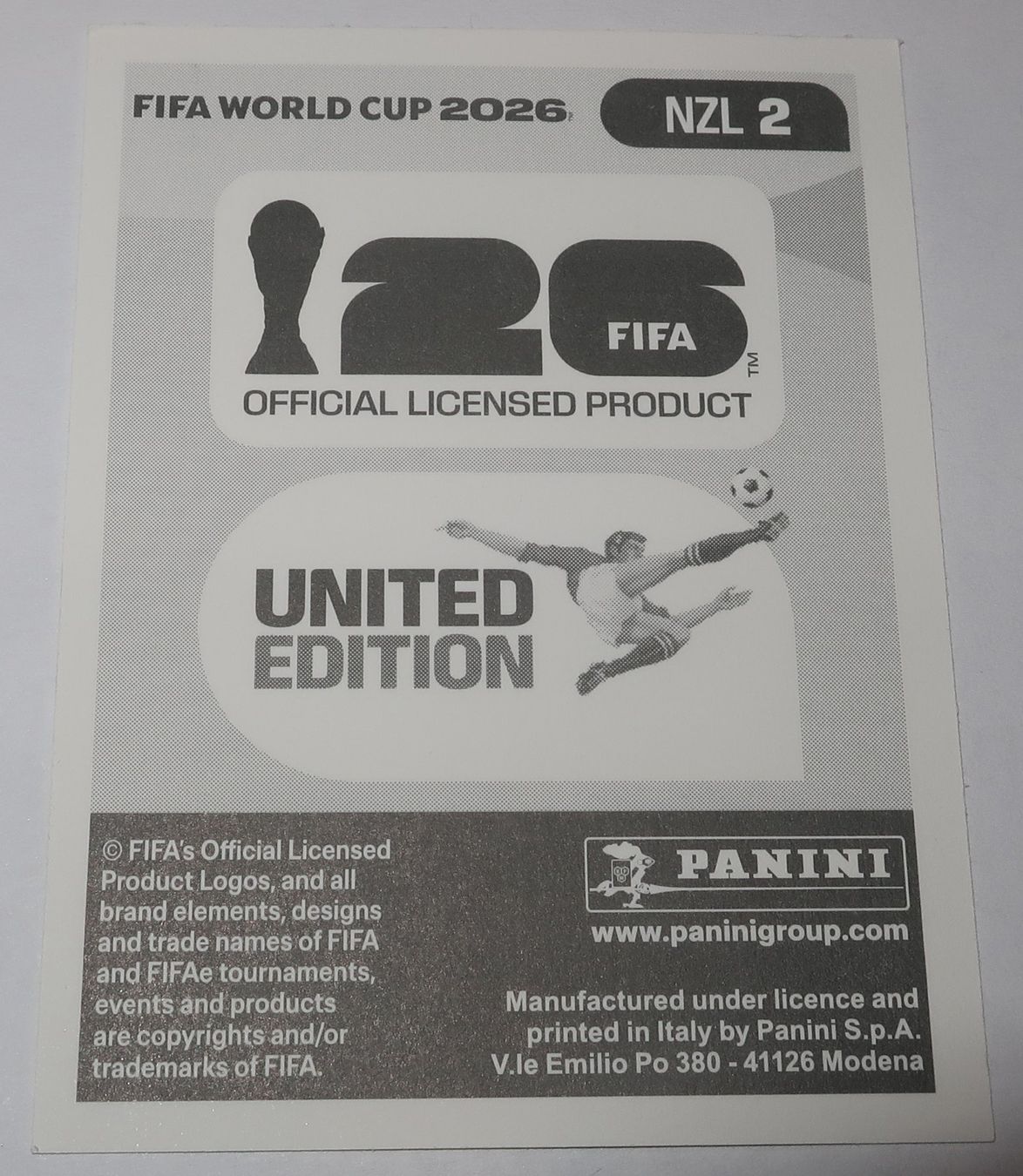 Panini Carte collezionabili: Panini Sticker WM 2026 MAX CROCOMBE  NZL 2 – Usato da Cormoret venduto da Pascalll2001 1