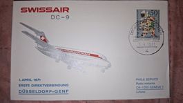 Swissair Düsseldorf - Genf 01.04.1971
