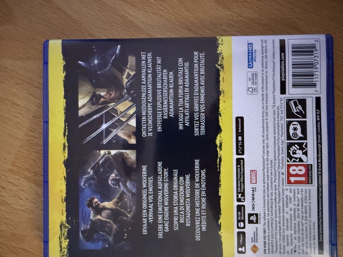 Sony Jeux: Wolverine Ps5  – Neuf (Voir description) à Bern par pat_g5v7 1