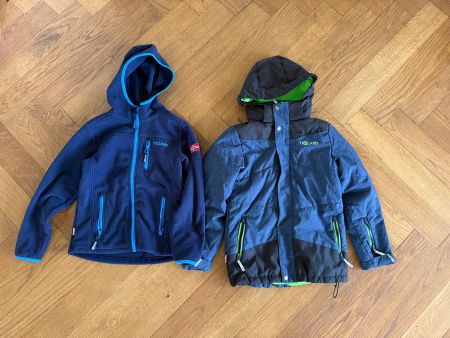 Trollkids Jacke Winterjacke 140  Fleece  Stavanger  Softshel