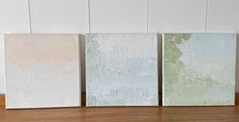 Bilderserie abstrakte Stadtsicht, Öl auf Leinwand