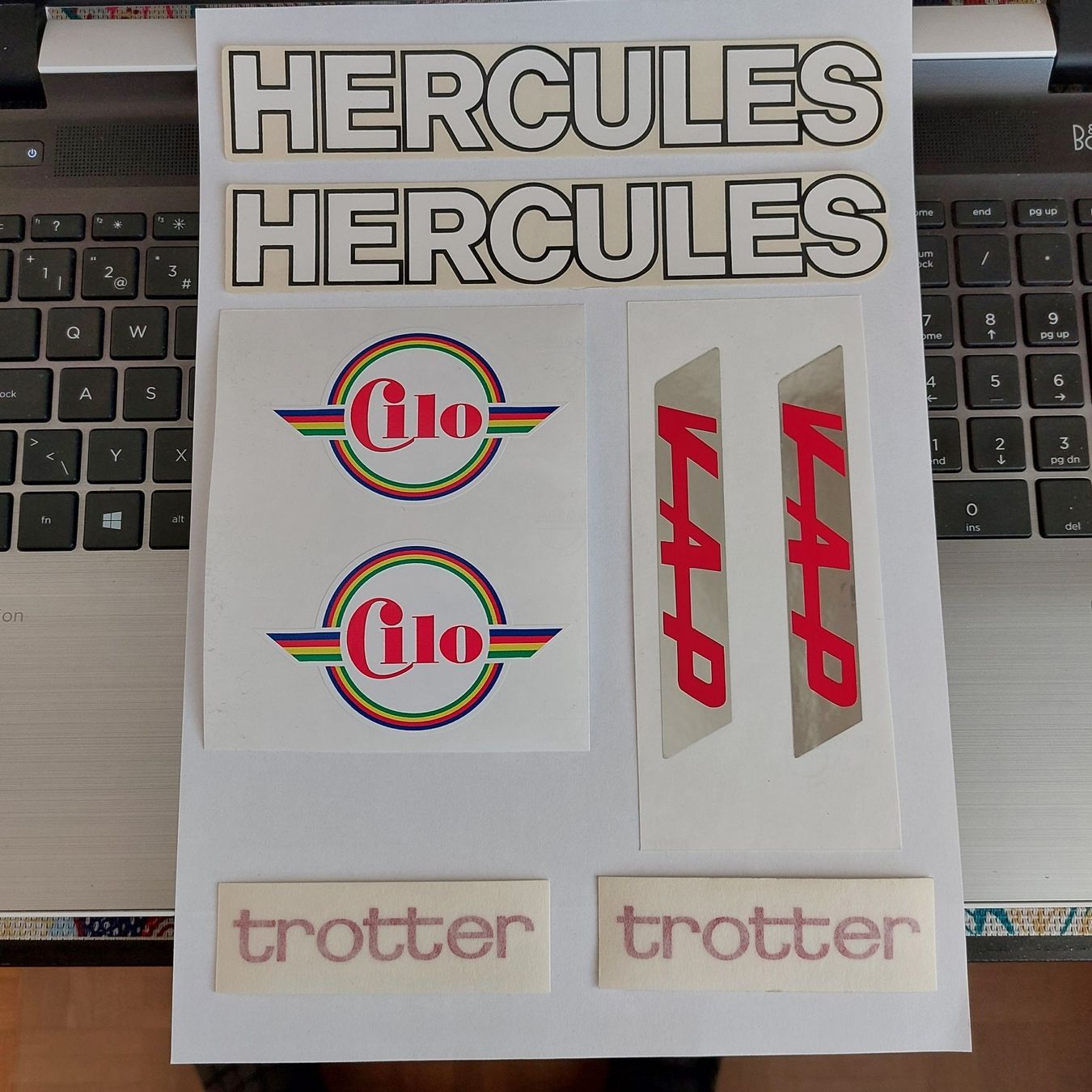 Sticker: Sticker Cilo, VAP, Hercules, Trotter – Usato da Coldrerio venduto da Papik01