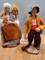 ein Paar aus Ton , Bauer und Bäuerin