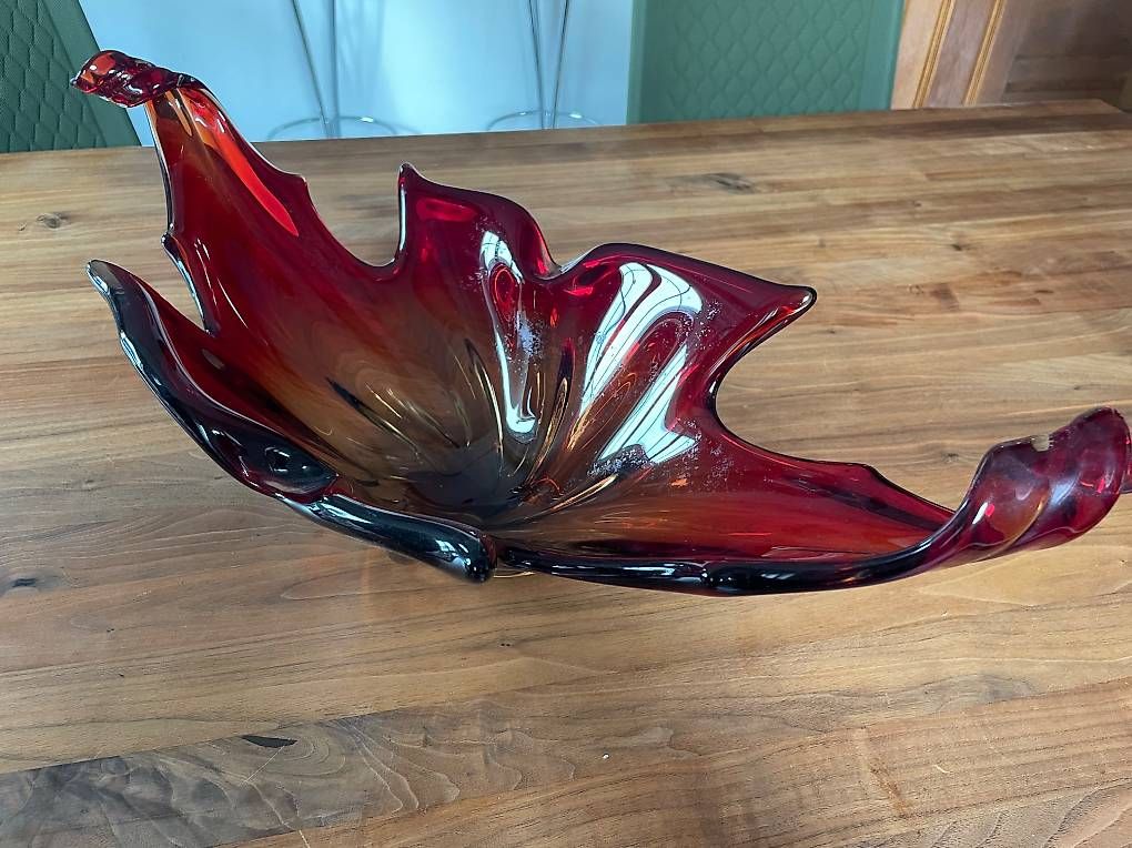 Murano Bicchieri: Muranoschale in Rottönen – Usato da Neerach venduto da Allerlei_2009 1