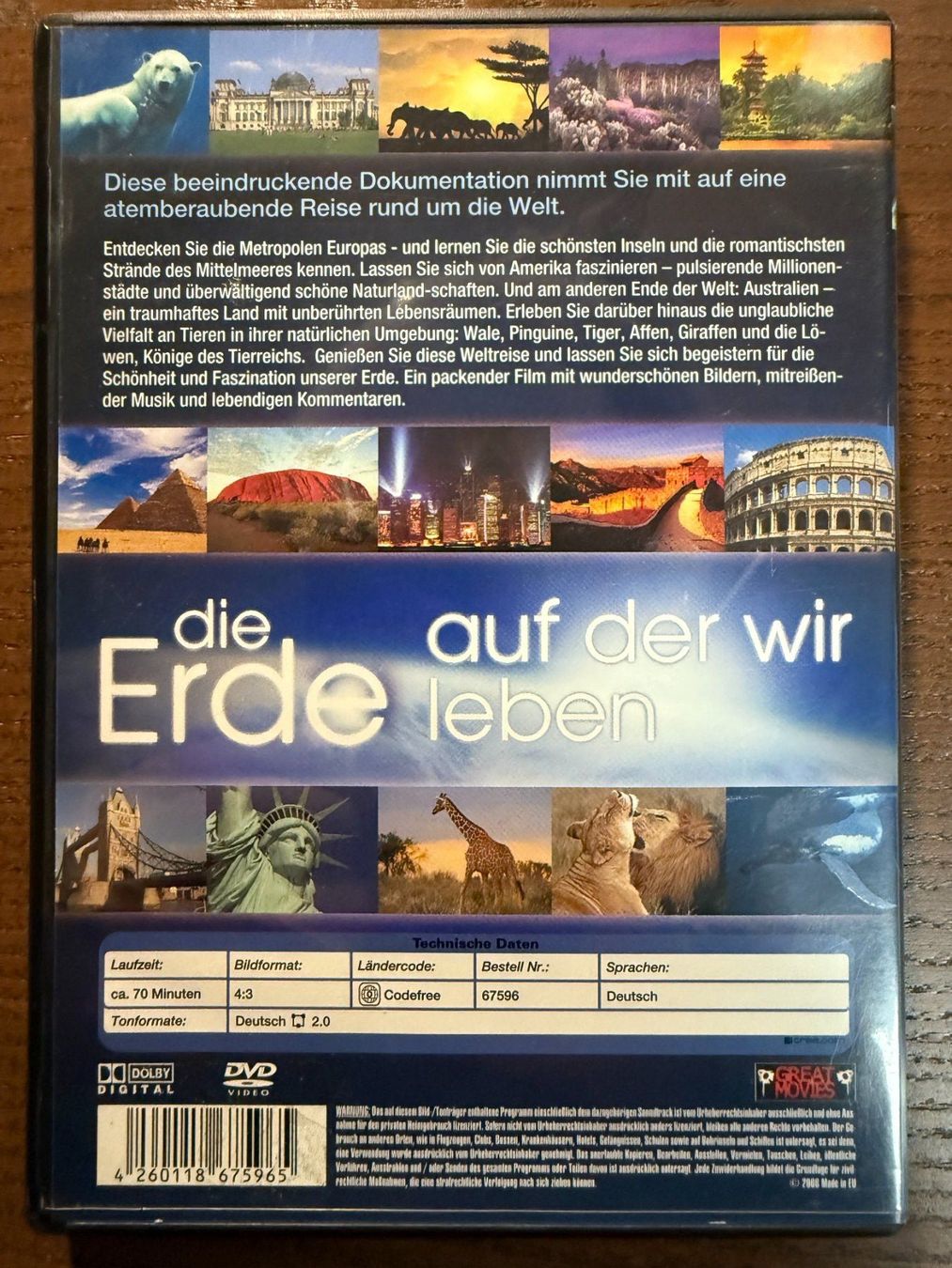 Alle DVDs: Die Erde auf der wir leben – Gebraucht aus Zürich von FilmFreunde 1