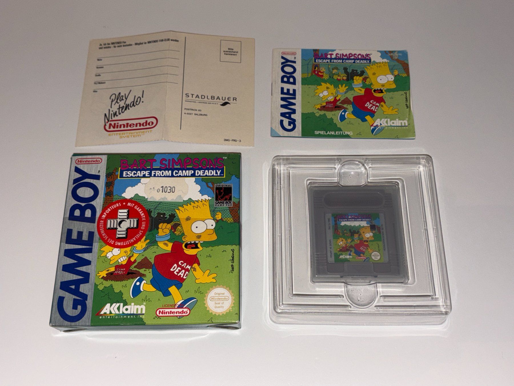 Nintendo Giochi: Bart Simpson's Escape from Camp Deadly - Game Boy - OVP – Usato da Zürich venduto da VintagePalace