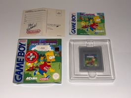 Bart Simpson's Escape from Camp Deadly - Game Boy - OVP