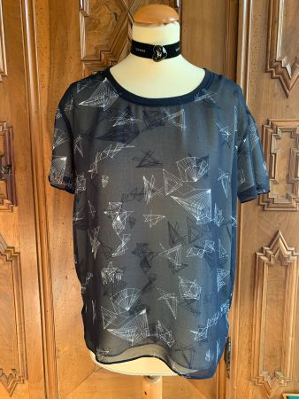 MAISON SCOTCH AMSERDAMS BLAUW Bluse Zustand: Neu   Größe: 2