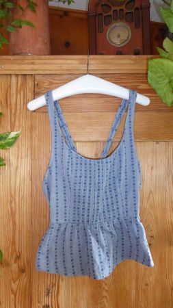 Sehr schönes spezielles Jeans Top Gr S HOLLISTER