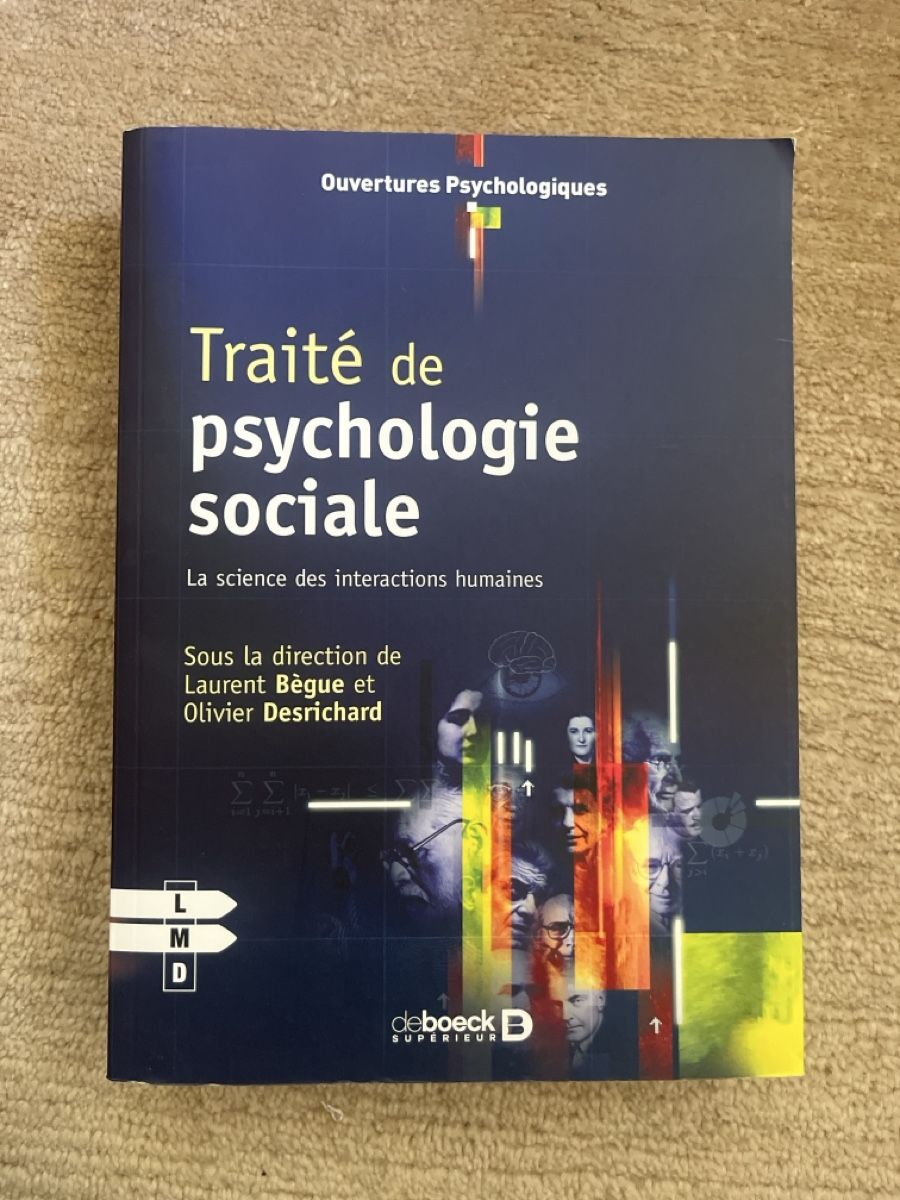 Bücher: Traité de Psychologie sociale  – Gebraucht aus Cavigliano von ann_y8nx