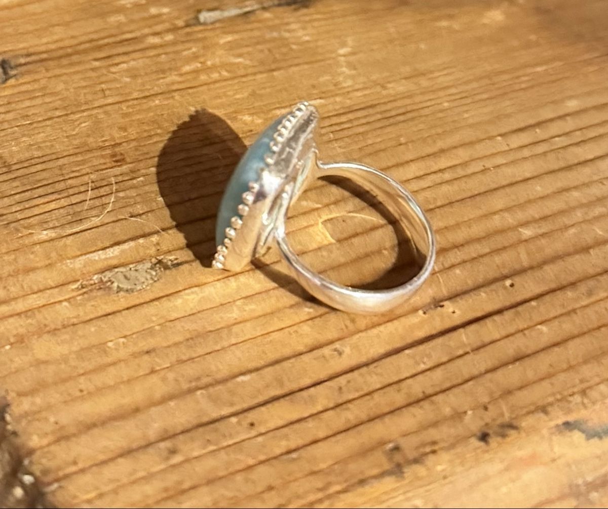 Ringe: Silberring mit Larimar – Neu (gemäss Beschreibung) aus Donat von troja007 2