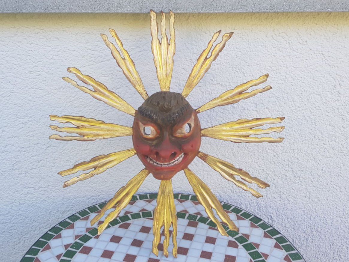 Sonstige Antiquitäten & Kunst: Maske Sonnenteufel antik – Gebraucht aus Mörschwil von antiksalon21 5