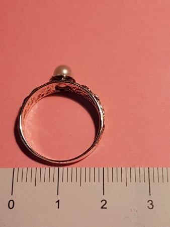 Bagues: Stilvoller Ring mit Zuchtperle – Neuf (Voir description) à Unterägeri par Altgoldschmuck 3