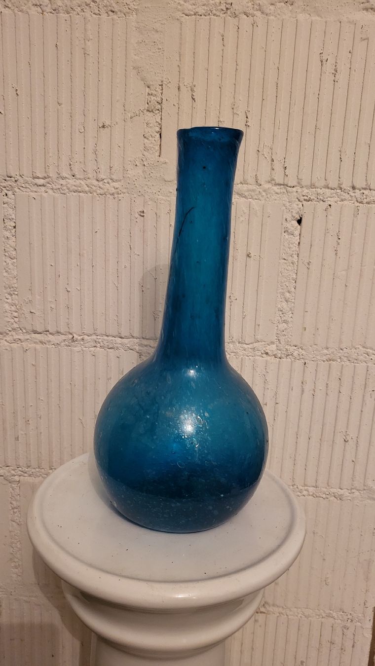 Vasi & Recipienti: blaue Glasvase – Nuovo (secondo la descrizione) da Ebmatingen venduto da LaPassiflora