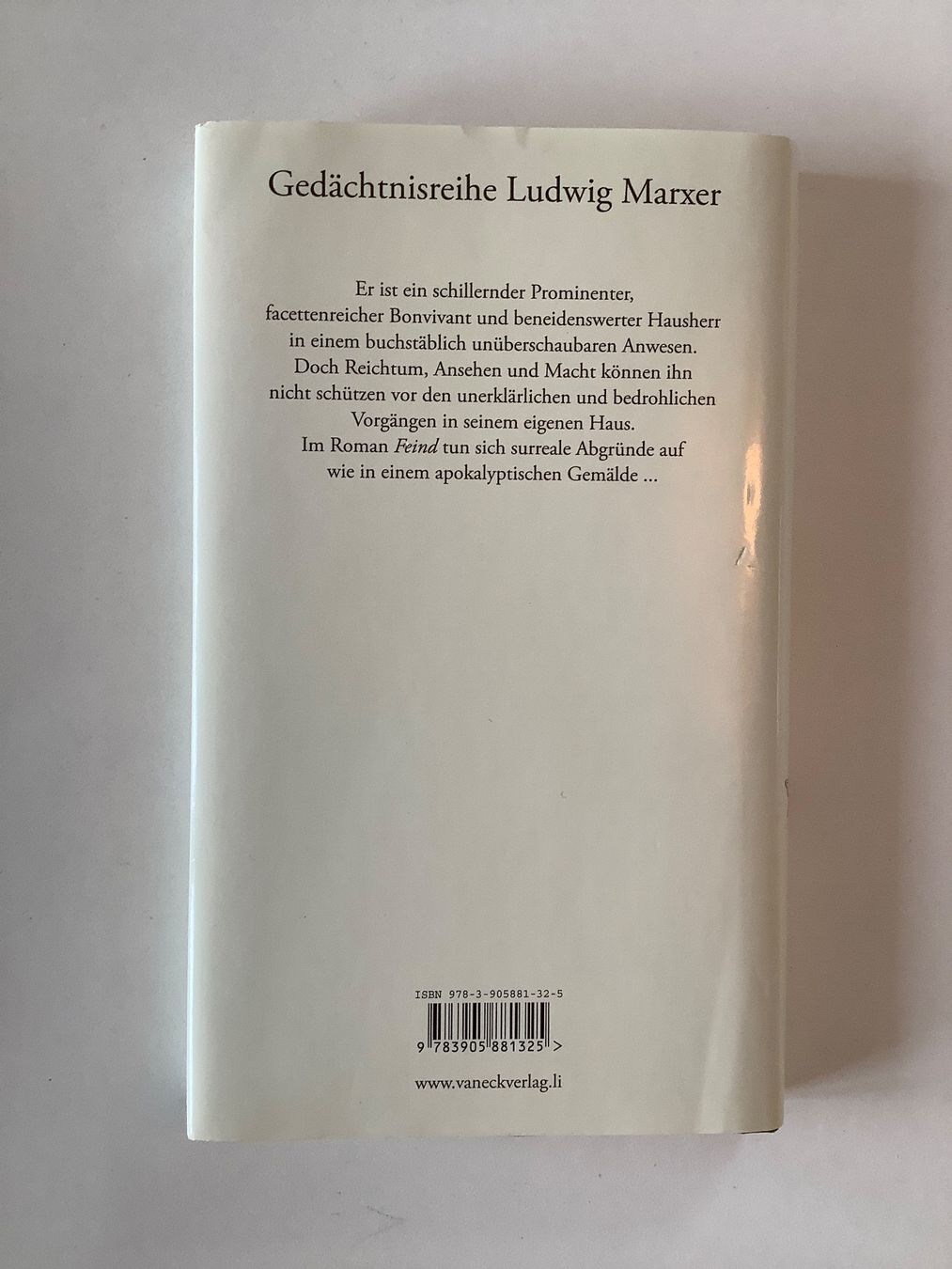 Bücher: Roman Feind von Maurus Federspiel – Gebraucht aus Triesen von Boston5 1