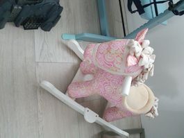 Schaukelpferd rosa