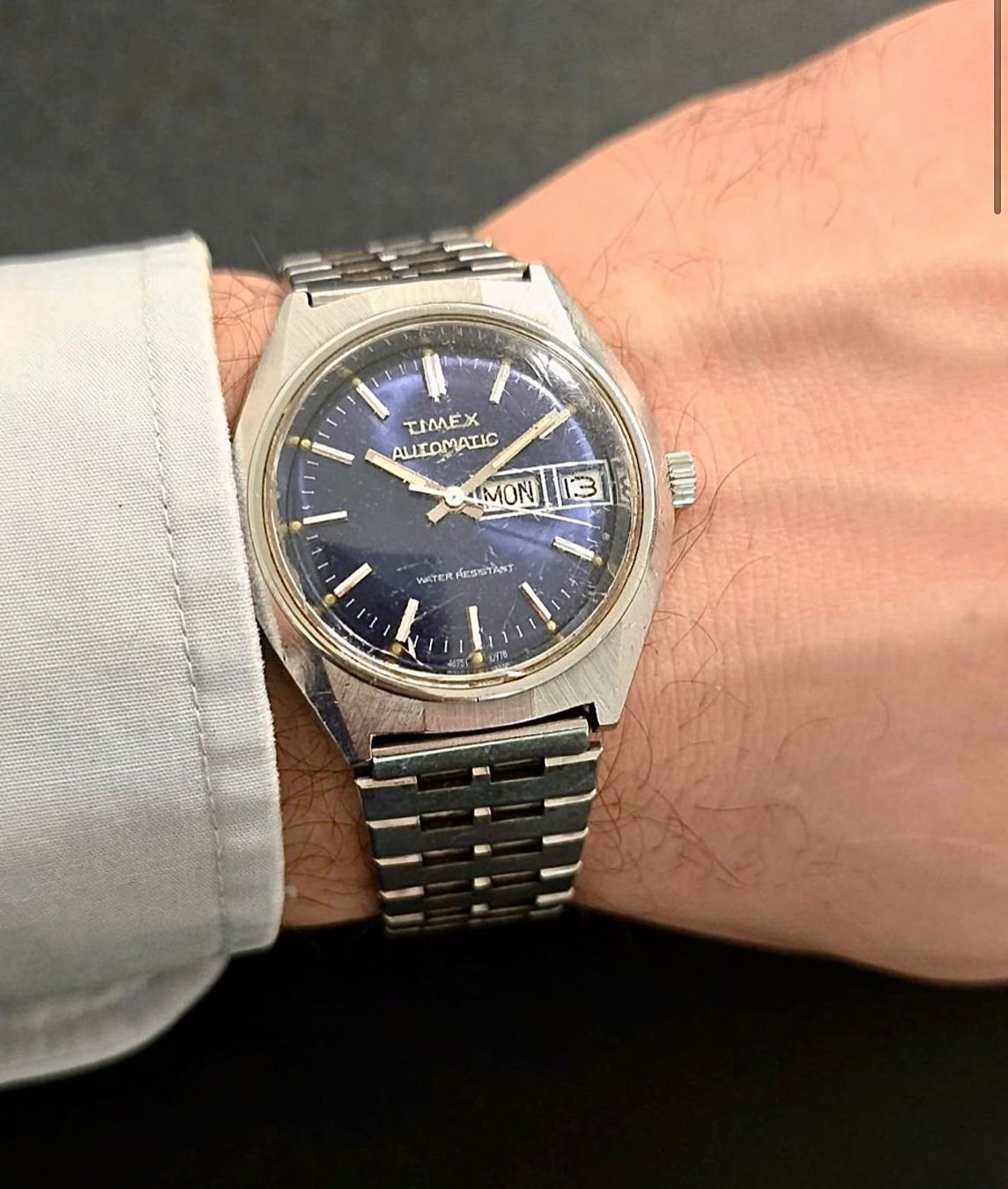 Timex Montres: TIMEX AUTOMATIC DAY-DATE  Selten – Défectueux à Neftenbach par Taschen-Uhren 9