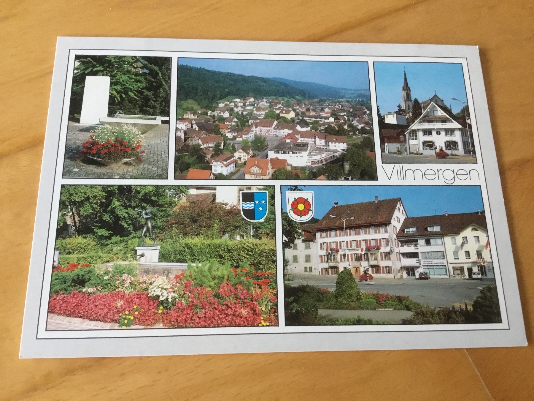 Ansichtskarten: Alte Ansichtskarte von Villmergen, Kt. Aargau – Gebraucht aus Kerzers von Georges3210