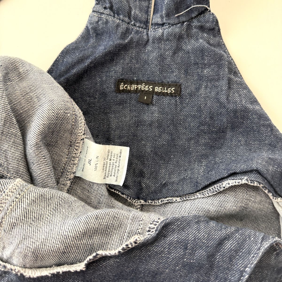Tute: ECHAPPEES BELLES Linen Denim Romper – Nuovo (secondo la descrizione) da Emmen venduto da Colette-Juliette 8
