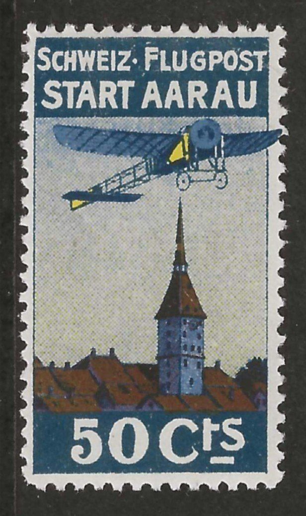 Tutti i francobolli: 1912 : Flugpost Vorläufer I Aarau – Nuovo (secondo la descrizione) da Gümligen venduto da Geniusbuy