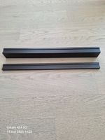 Märklin HO, 2 x Rails de présentation en Alu ( 2 x 56.3 cm)