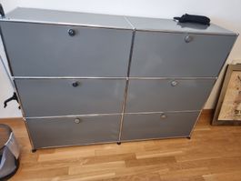 USM Haller Sideboard Grau 150x37x74cm guter Zustand