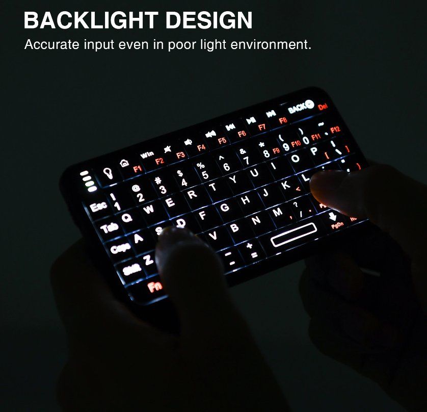 Tastiere: Rii 518BT mini Bluetooth Tastatur Keyboard Android Windows – Nuovo (secondo la descrizione) da Romanshorn venduto da pfimex 2