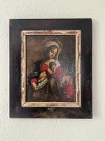 Antikes Gemälde „Maria mit Kind und Johannesknaben“, 18. Jh.