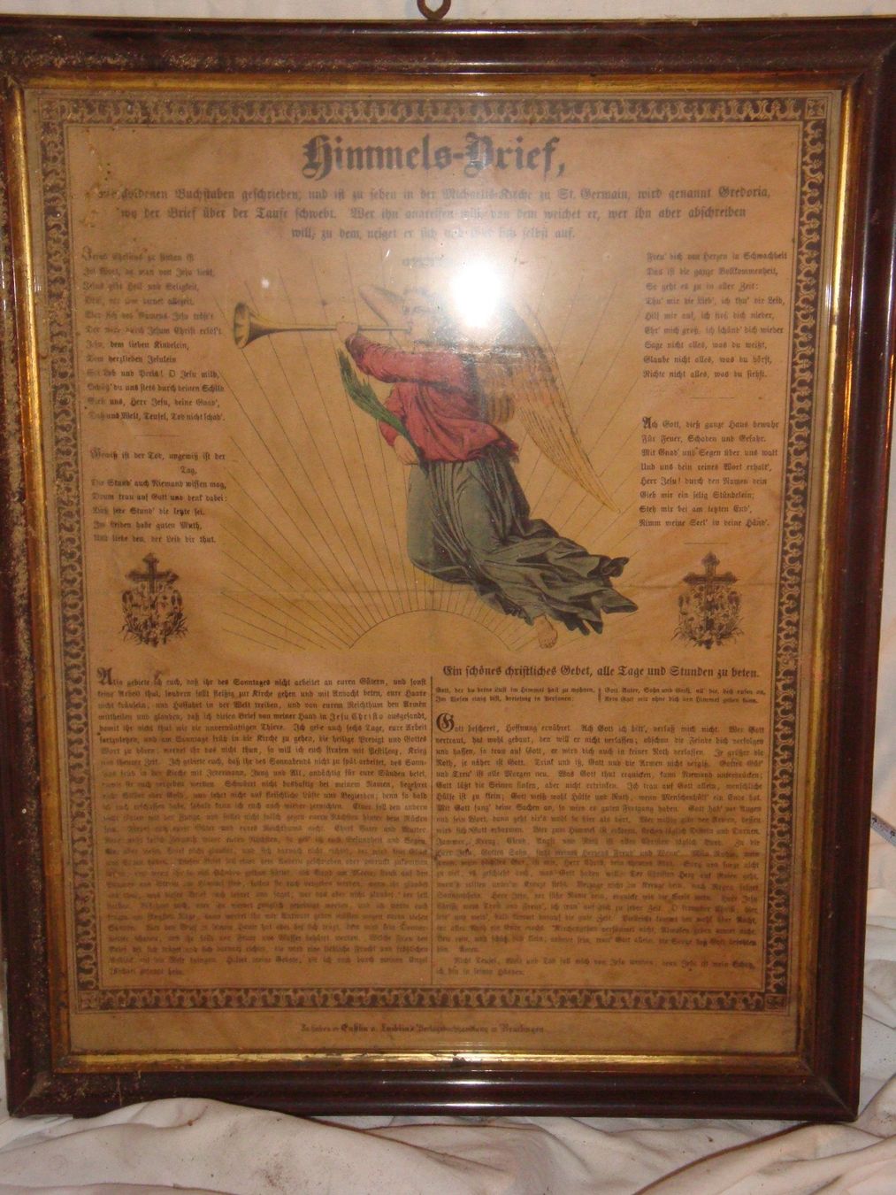 Grafiken & Lithographien: Andachtsbild, verm. Ende 19. Jahrhundert – Gebraucht aus häusernmoos von buc_8ftk 1