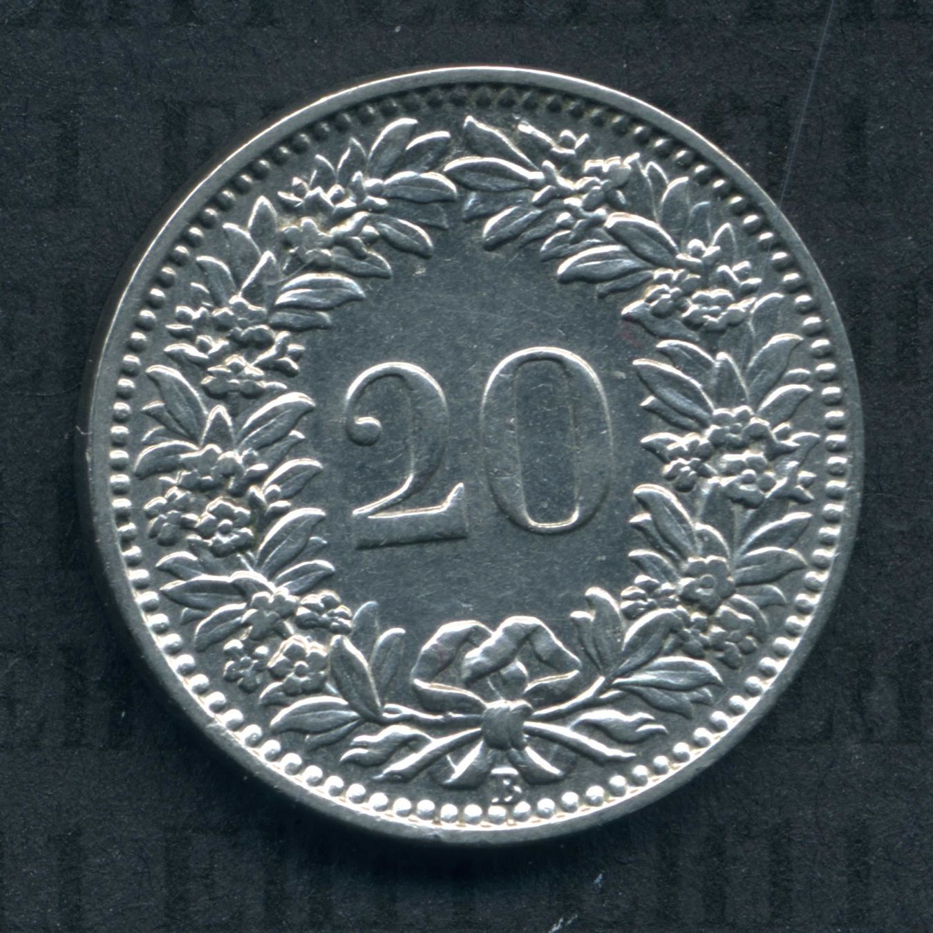 Tutti le monete: CHF___0.20 1925 -unz 20 Rappen – Usato da Widnau venduto da Elf11 1