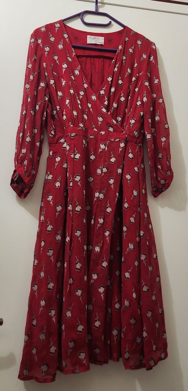 Ba&Sh Vestiti: Robe ba&sh imprimée rouge taille 3 ( L) – Usato da Niedergösgen venduto da Eva2410 1