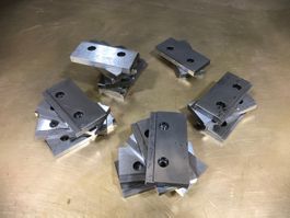 Spannbacken Backen für Maschinenschraubstock 74mm Klemmbacke