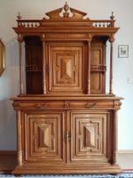 Antikes Gründerzeit Buffet Schrank Kommode Nussbaum Holz