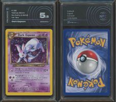 Carta Pokémon Dark Espeon Neo Destiny 4/105 Graded 5.5