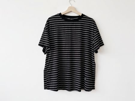 Klassisches T-Shirt Oversize gestreift Gr. L
