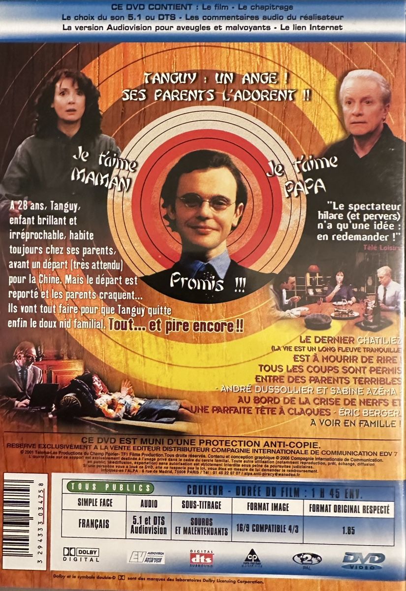 Tutti i DVDs: Tanguy - Was nun, Herr Regisseur? – Usato da Wiedlisbach venduto da Treiu 1