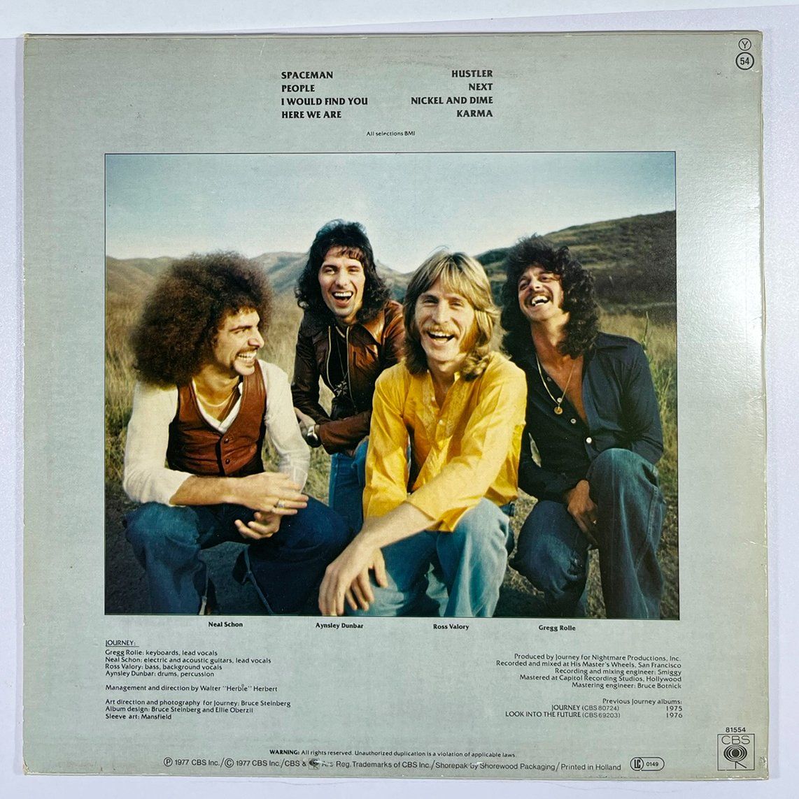 Dischi in vinile: LP: JOURNEY - Next (1977) – Nuovo (secondo la descrizione) da Frenkendorf venduto da Yard-Sale-2000 1